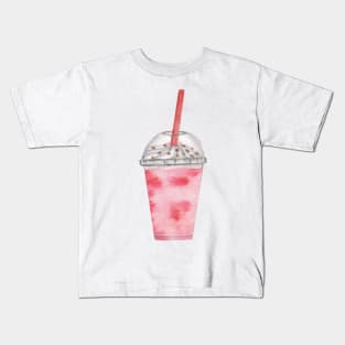 Pink milkshake Kids T-Shirt